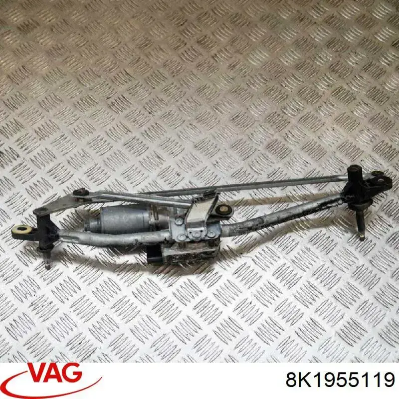 Motor de limpador pára-brisas do pára-brisas 8K1955119 VAG