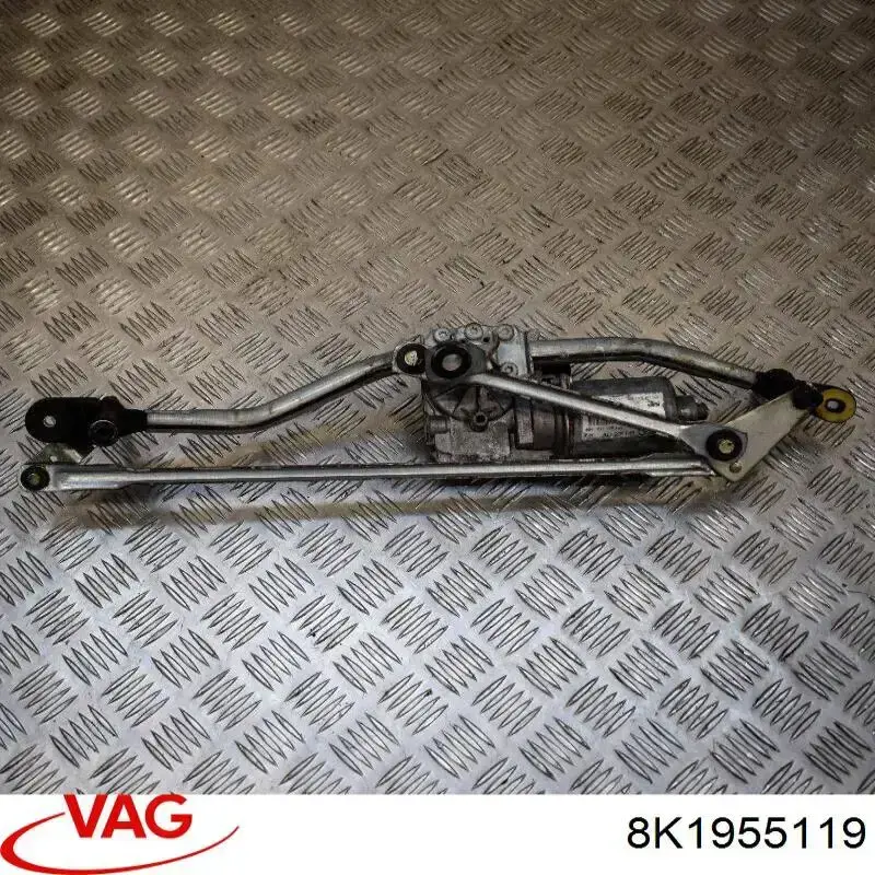 Motor de limpador pára-brisas do pára-brisas 8K1955119 VAG