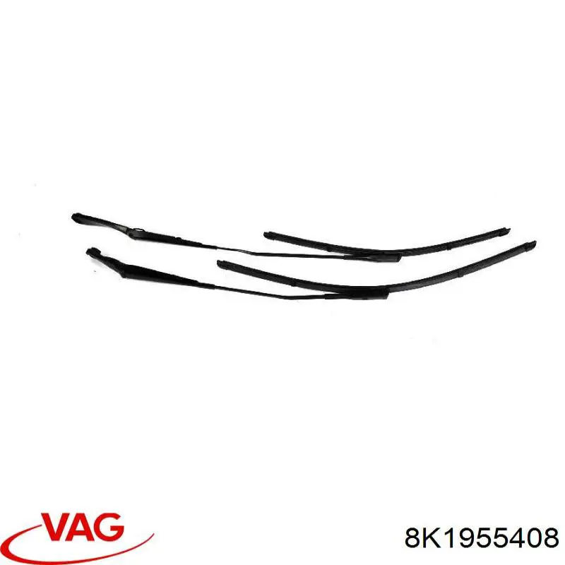 Compre 8K19554081P9 VAG Braço de limpa-pára-brisas do pára-brisas