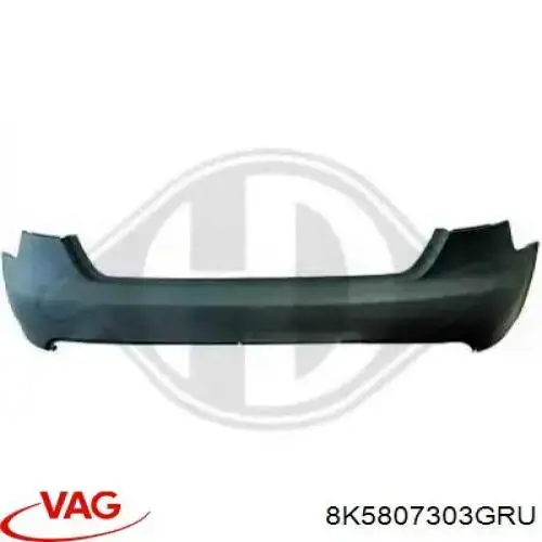 8K5807303GRU VAG Pára-choque traseiro