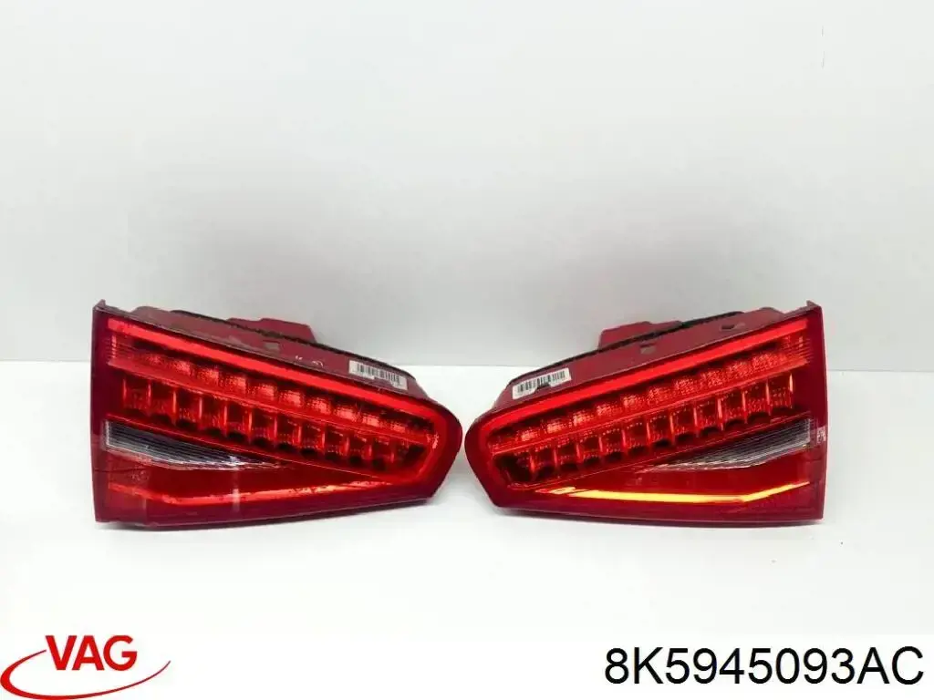8K5945093AC VAG Lanterna traseira esquerda interna