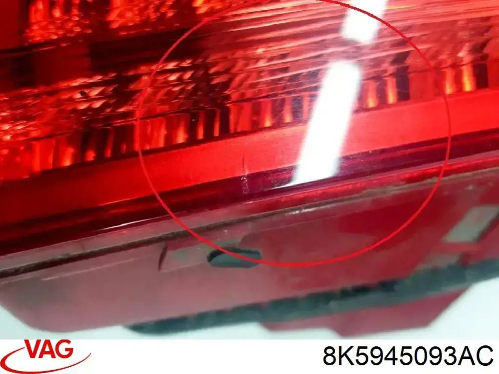 Lanterna traseira esquerda interna VAG 8K5945093AC preço, a partir de 163,73 USD