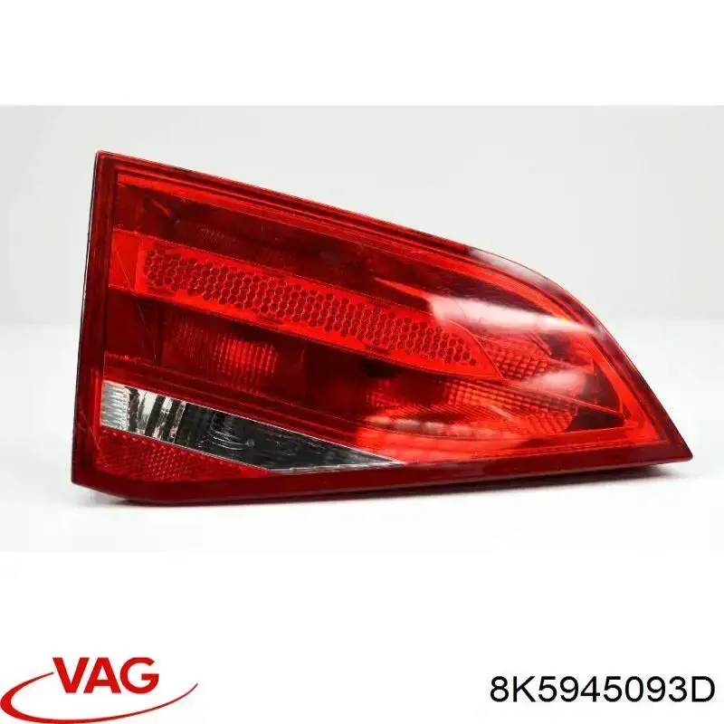 Lanterna traseira esquerda interna VAG 8K5945093D preço, a partir de 57,97 USD