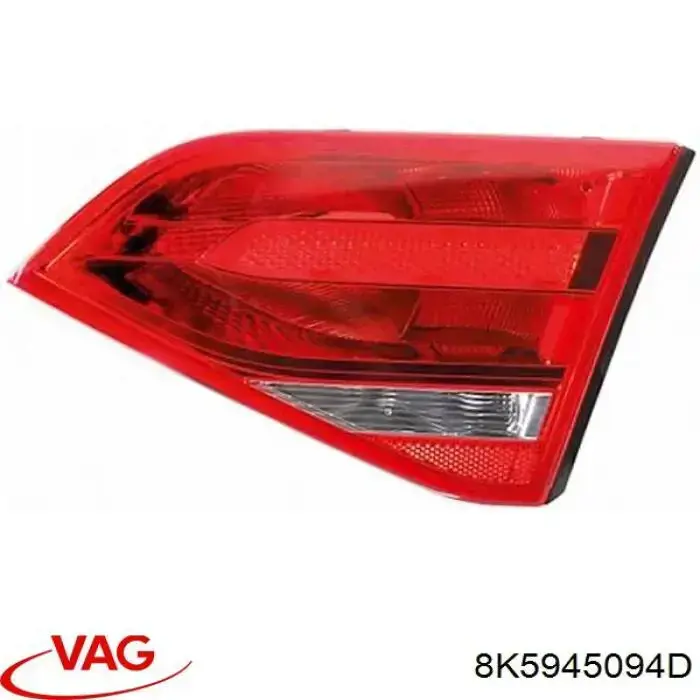 Lanterna traseira direita interna VAG 8K5945094D preço, a partir de 59,59 USD