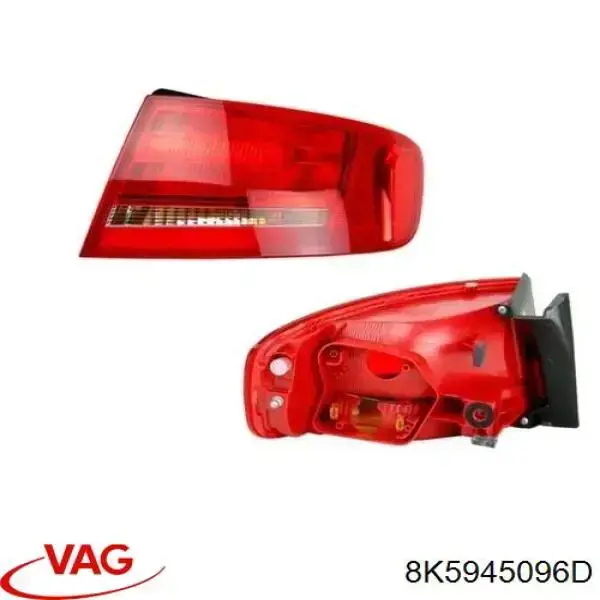 8K5945096D VAG Lanterna traseira direita externa