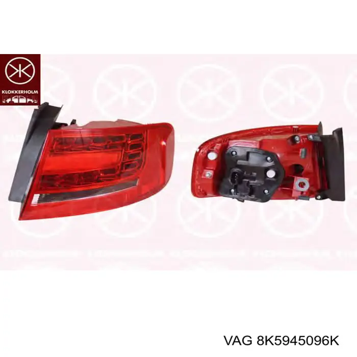 Compre 8K5945096K VAG Lanterna traseira direita externa