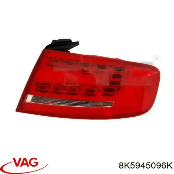 8K5945096K VAG Lanterna traseira direita externa