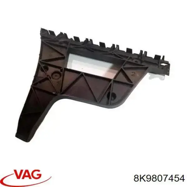 8K9807454 VAG Guia direita do pára-choque traseiro