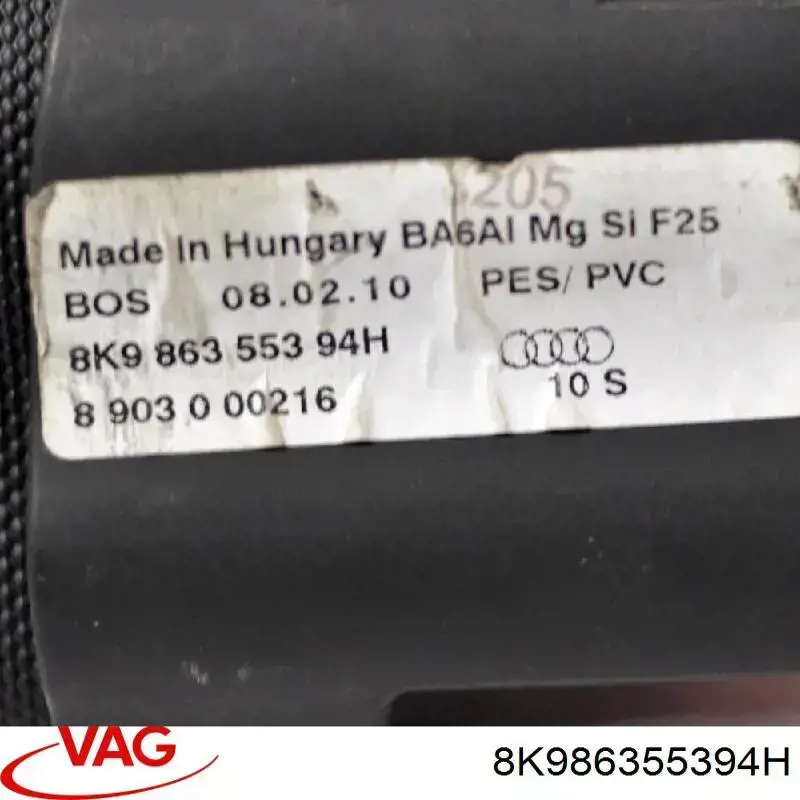 8K9863553B94H VAG Estore da seção de bagagem