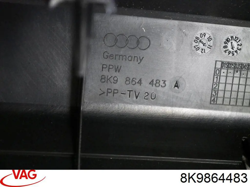 Cobrimento de painel traseiro de porta-malas VAG 8K9864483 preço, a partir de 34,89 USD