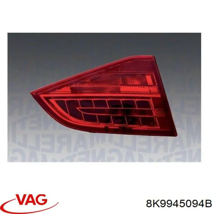 8K9945094B VAG Lanterna traseira direita interna