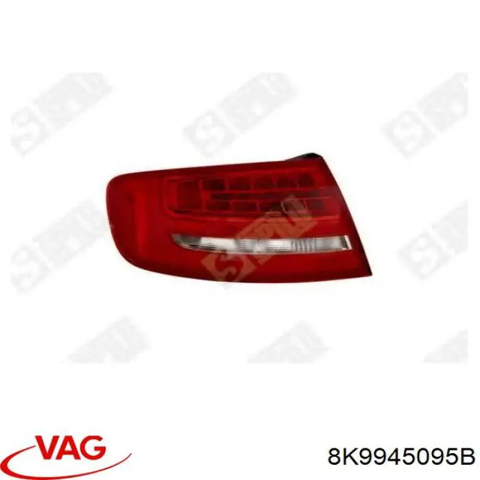 Lanterna traseira esquerda externa VAG 8K9945095B preço, a partir de 180,47 USD