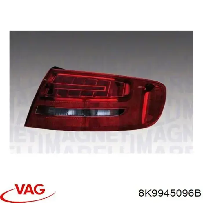 Lanterna traseira direita externa VAG 8K9945096B preço, a partir de 184,86 USD