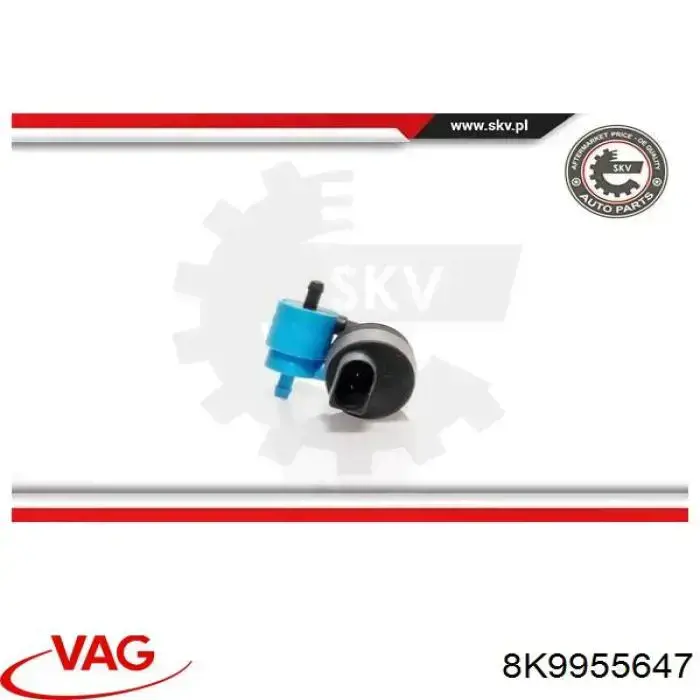 Bomba de motor de fluido para lavador de vidro dianteiro VAG 8K9955647 preço, a partir de 18,91 USD
