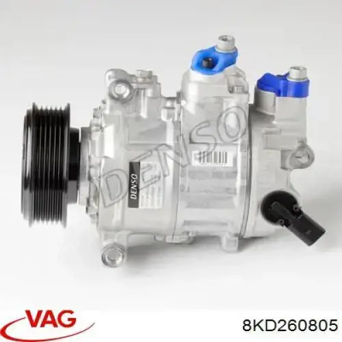 8KD260805 VAG Compressor de aparelho de ar condicionado