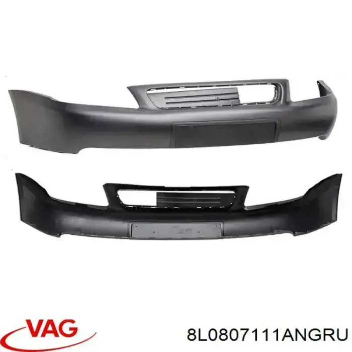 Pára-choque dianteiro VAG 8L0807111ANGRU preço, a partir de 118,70 USD