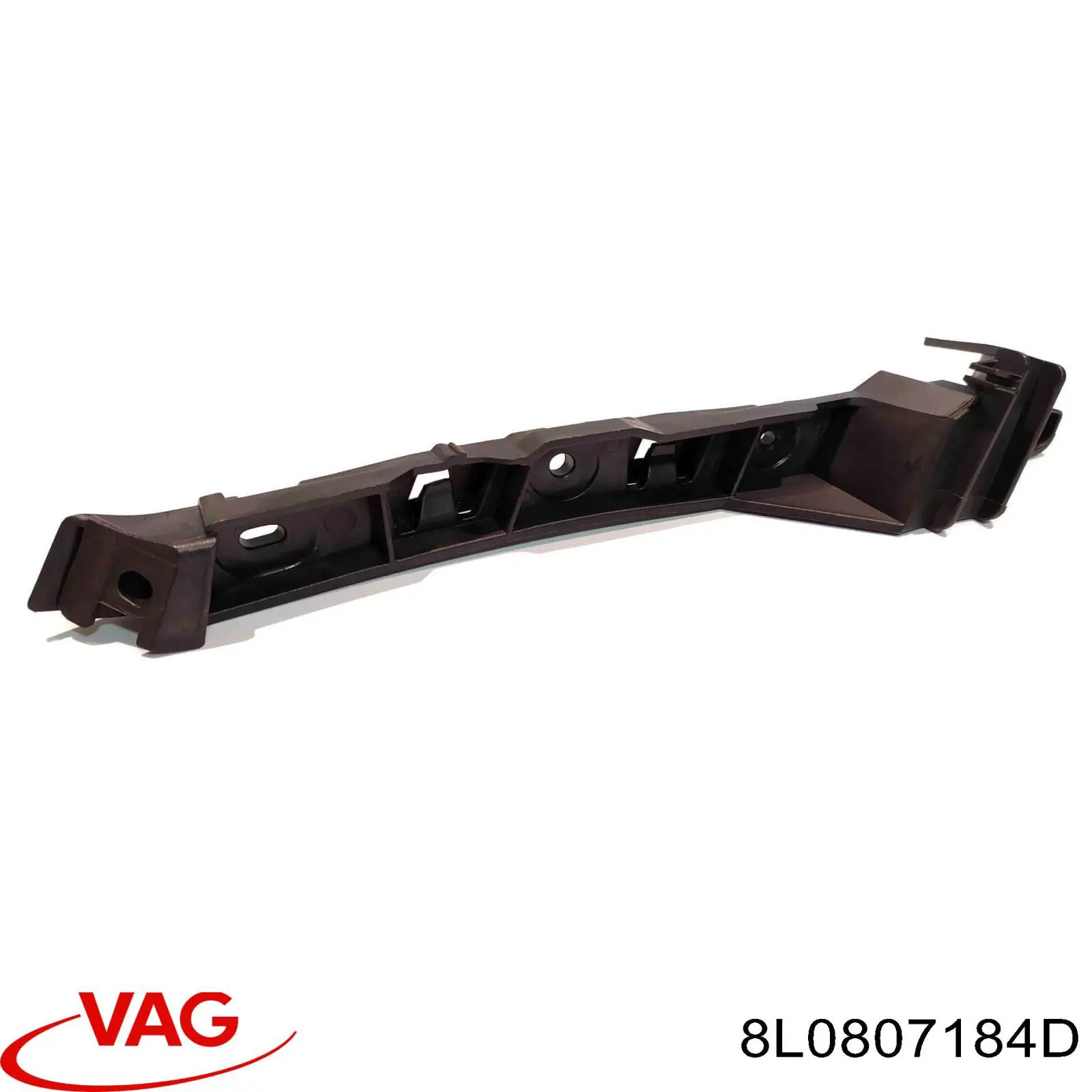 8L0807184D VAG Consola do pára-choque dianteiro direito