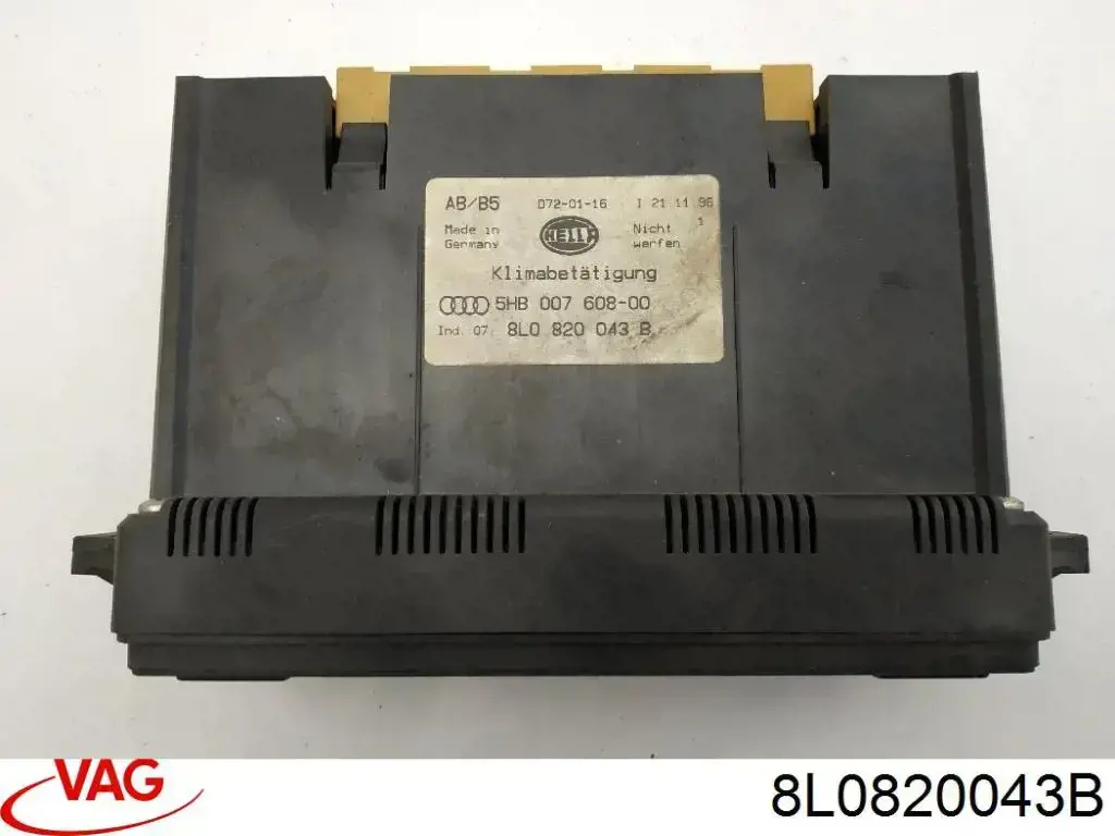 8L0820043B VAG Unidade de controlo dos modos de aquecimento/condicionamento