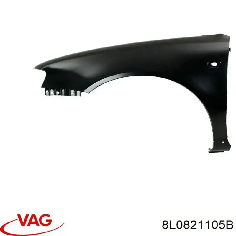 Pára-lama dianteiro esquerdo VAG 8L0821105B preço, a partir de 129,40 USD