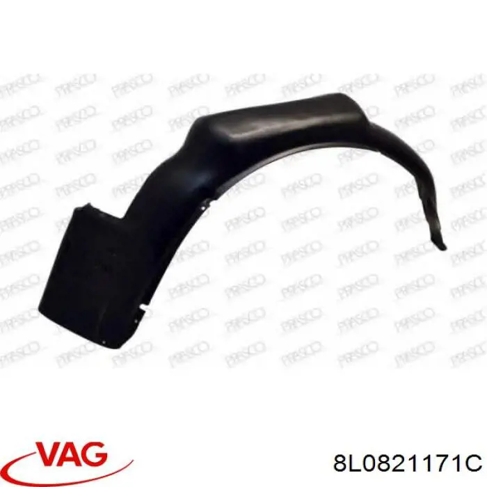 Compre 8L0821171C VAG Guarda-barras esquerdo do pára-lama dianteiro