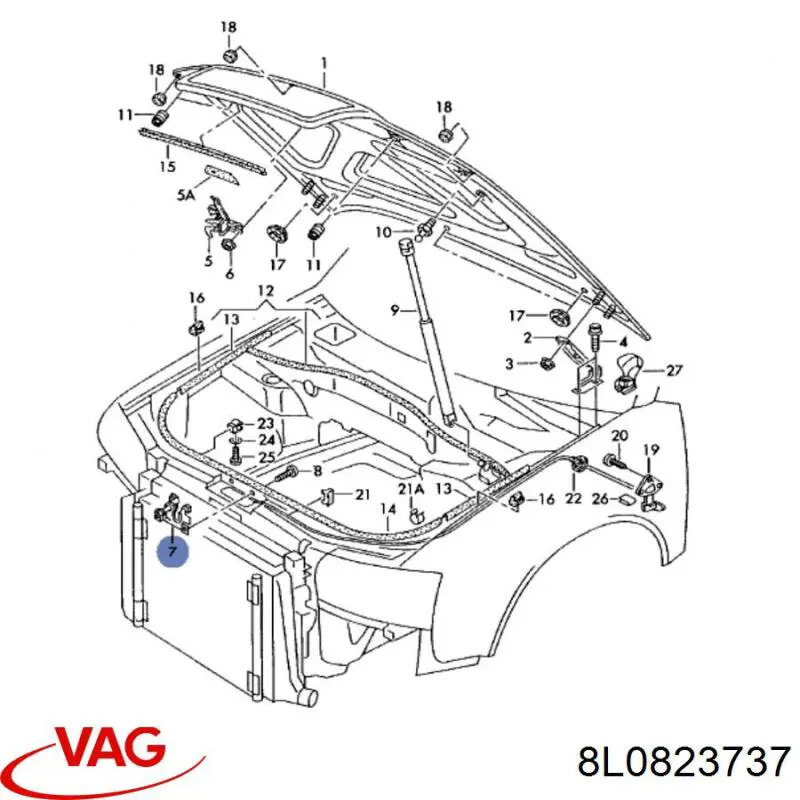8L0823737 VAG 