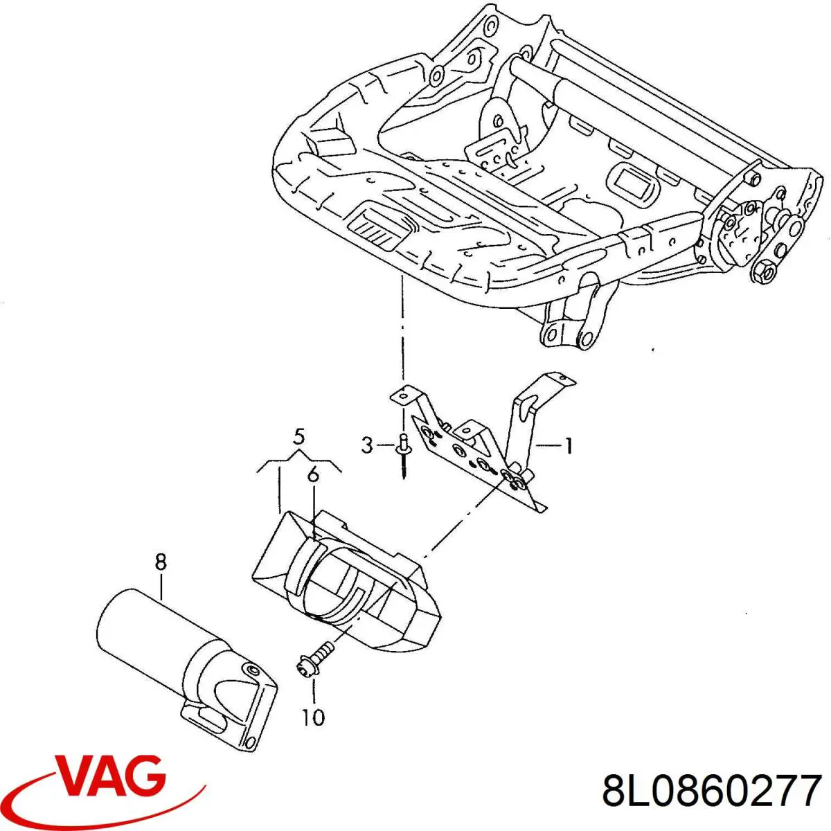  VAG 8L0860277 preço, a partir de 585,07 USD