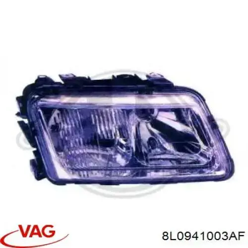 Luz esquerda VAG 8L0941003AF preço, a partir de 112,56 USD