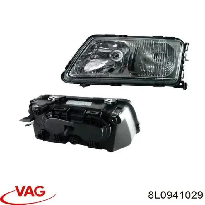 Luz esquerda VAG 8L0941029 preço, a partir de 76,62 USD