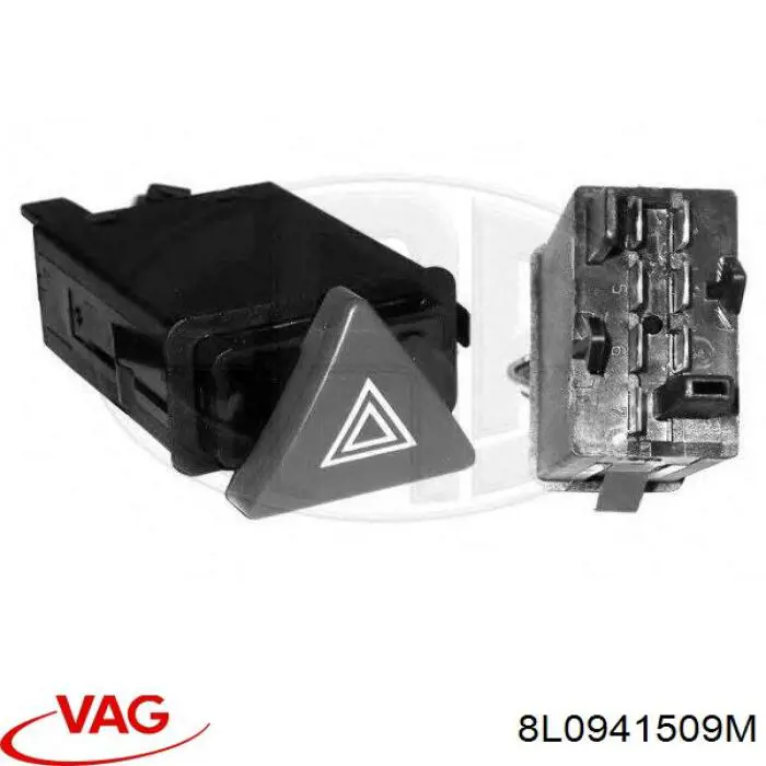 Compre 8L0941509M VAG Botão de ativação do sinal de emergência