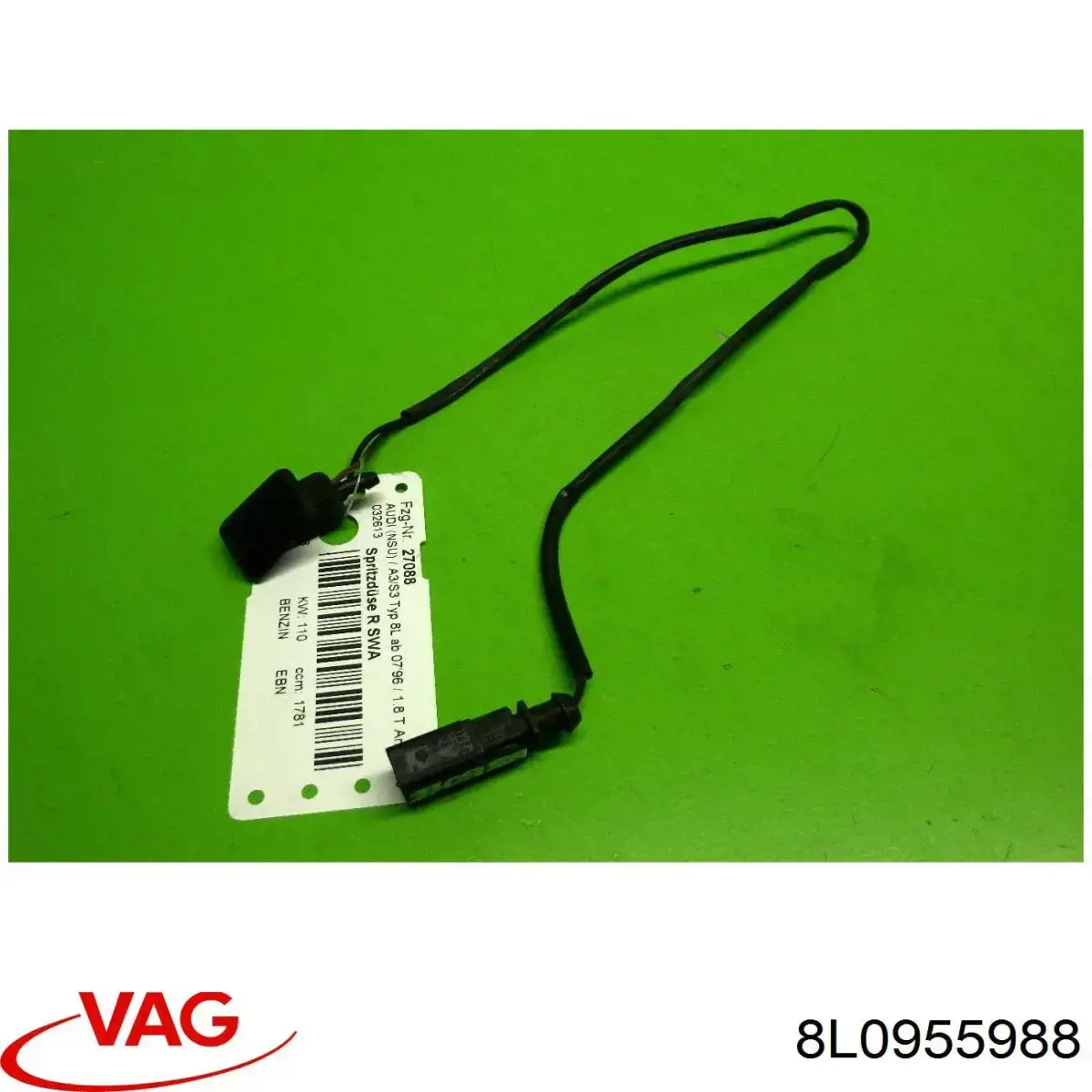Injetor de fluido para lavador de pára-brisas VAG 8L0955988 preço, a partir de  USD