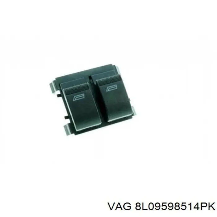8L09598514PK VAG Unidade de botões dianteira esquerda de controlo de elevador de vidro