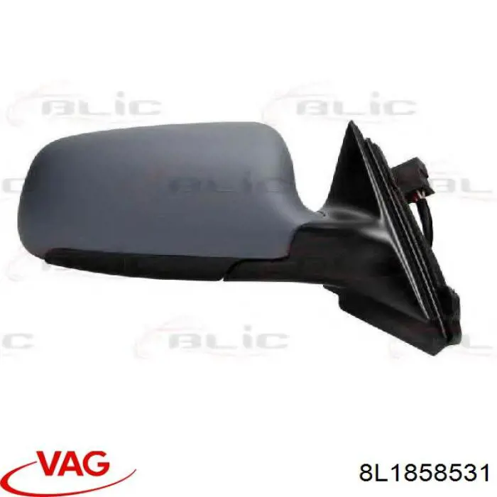 8L1858531 VAG Espelho de retrovisão esquerdo