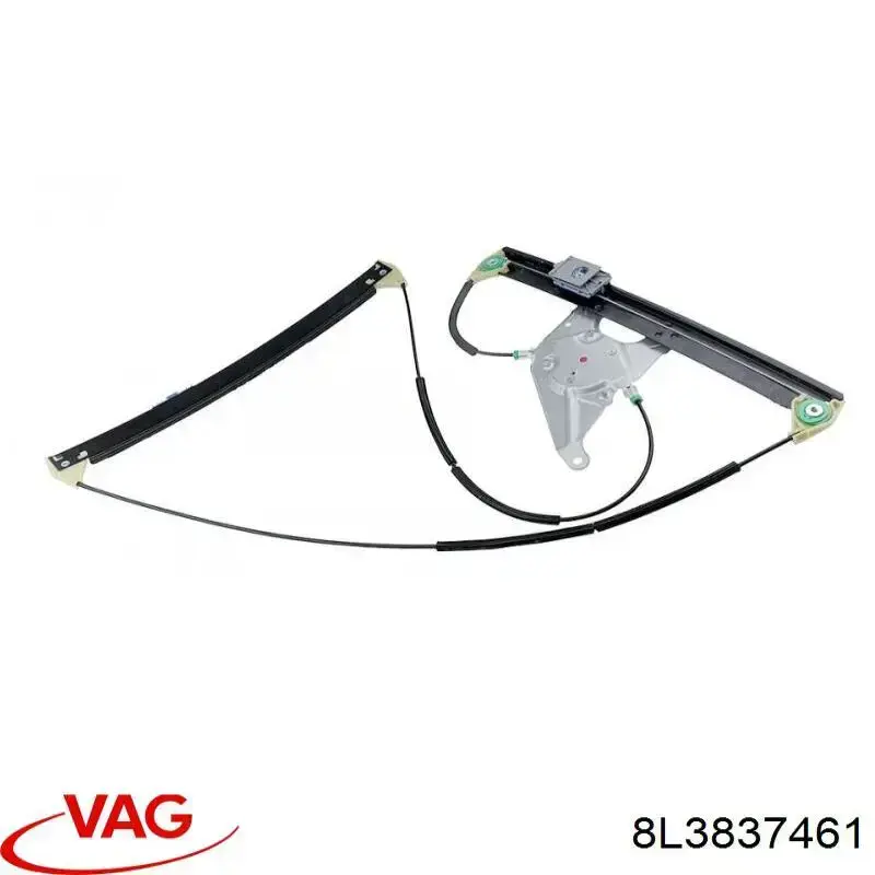 Compre 8L3837461 VAG Mecanismo de acionamento de vidro da porta dianteira esquerda