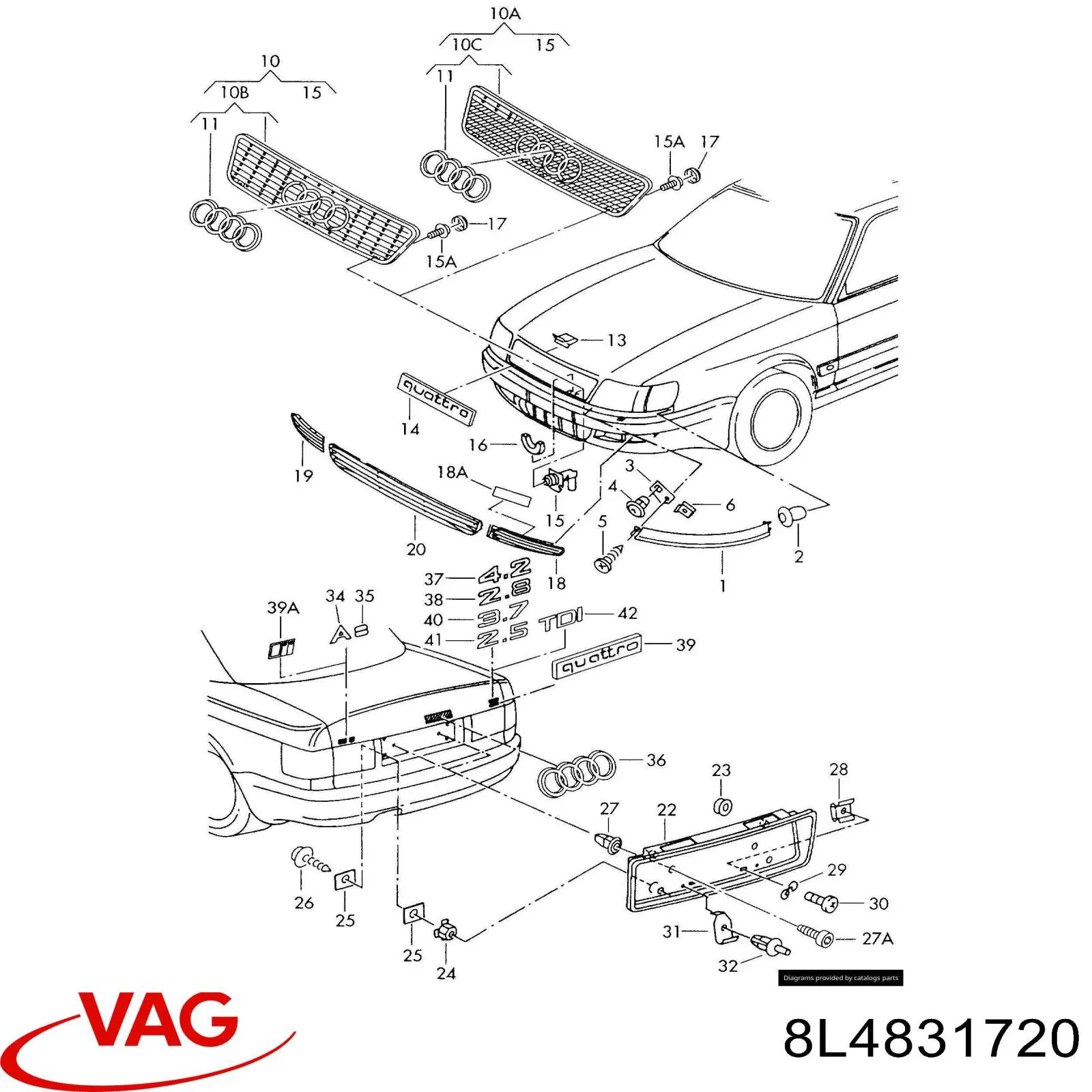  VAG 8L4831720 preço, a partir de 3,73 USD