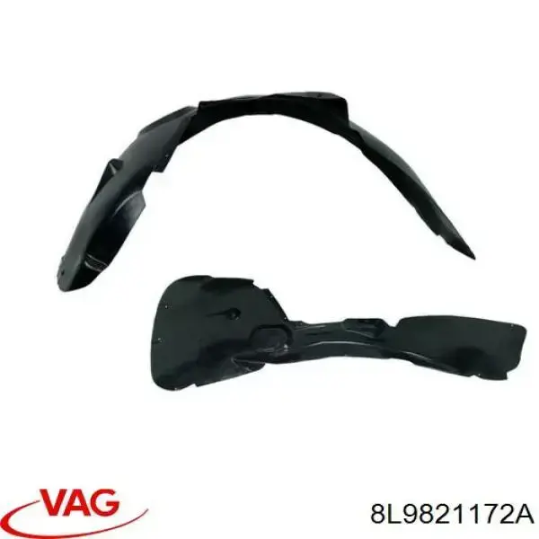 Guarda-barras direito do pára-lama dianteiro VAG 8L9821172A preço, a partir de 31,94 USD