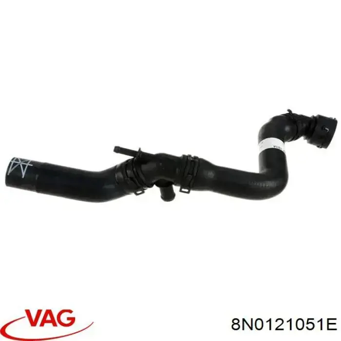 Compre 8N0121051 VAG Mangueira (cano derivado) inferior do radiador de esfriamento