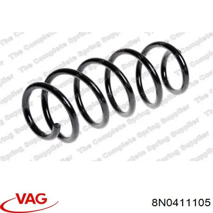 Mola dianteira VAG 8N0411105 preço, a partir de  