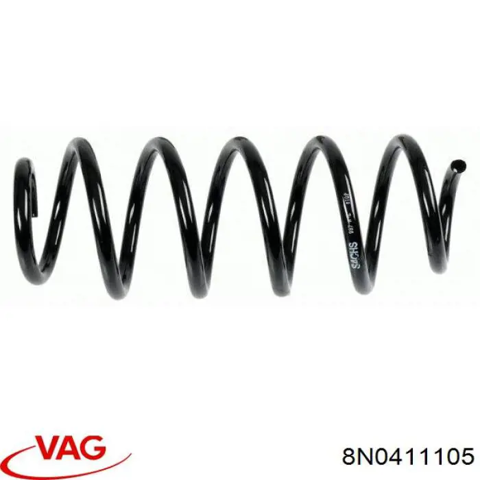 Compre 8N0411105 VAG Mola dianteira