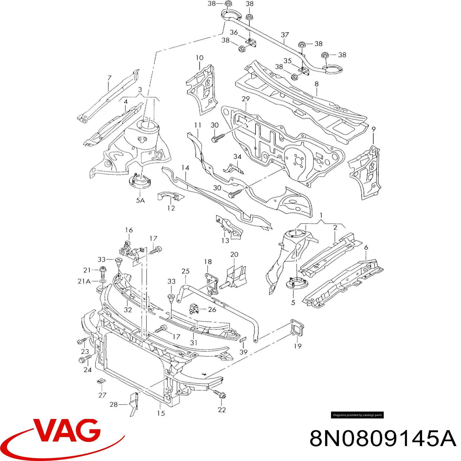  VAG 8N0809145A preço, a partir de 213,75 USD