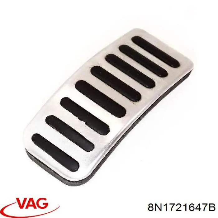 8N1721647B VAG Placa sobreposta de pedal de gás (de acelerador)