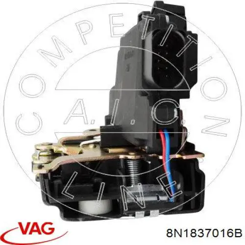 8N1837016B VAG Fecho da porta dianteira direita