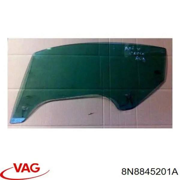 Vidro da porta dianteira esquerda VAG 8N8845201A preço, a partir de 136,77 USD