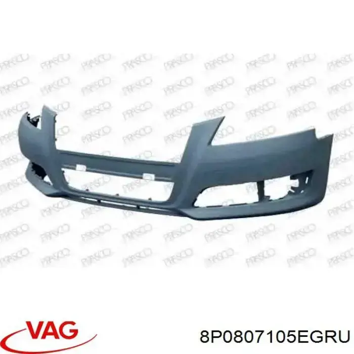 Pára-choque dianteiro VAG 8P0807105EGRU preço, a partir de 133,68 USD