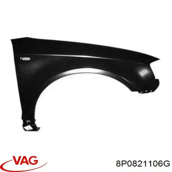 Compre 8P0821106G VAG Pára-lama dianteiro direito