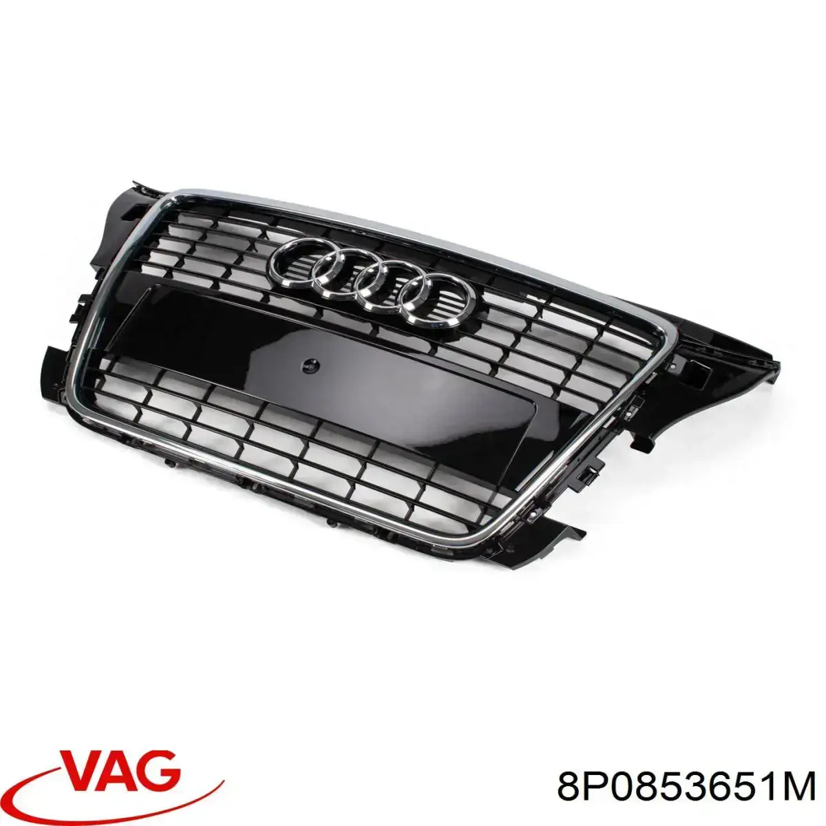 Grelha do radiador VAG 8P0853651M preço, a partir de 356,45 USD