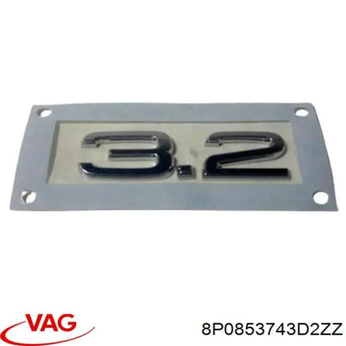 Compre Emblema de tampa de porta-malas (emblema de firma) Audi A6 