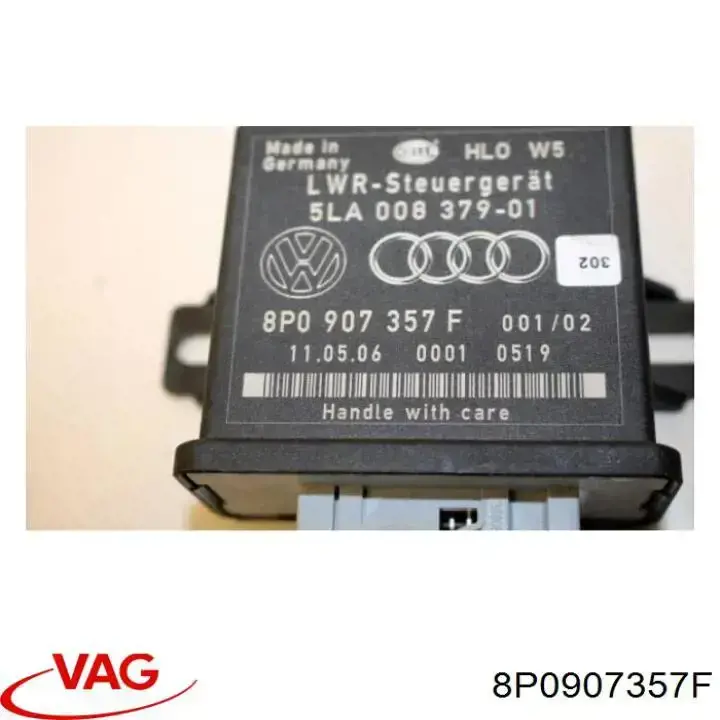 8P0907357F VAG Módulo de direção (Centralina eletrônica) de iluminação adativa