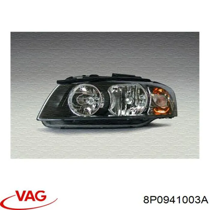 Luz esquerda VAG 8P0941003A preço, a partir de 151,53 USD
