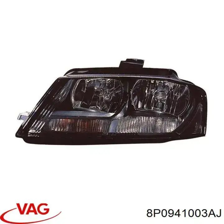 8P0941003AJ VAG Luz esquerda