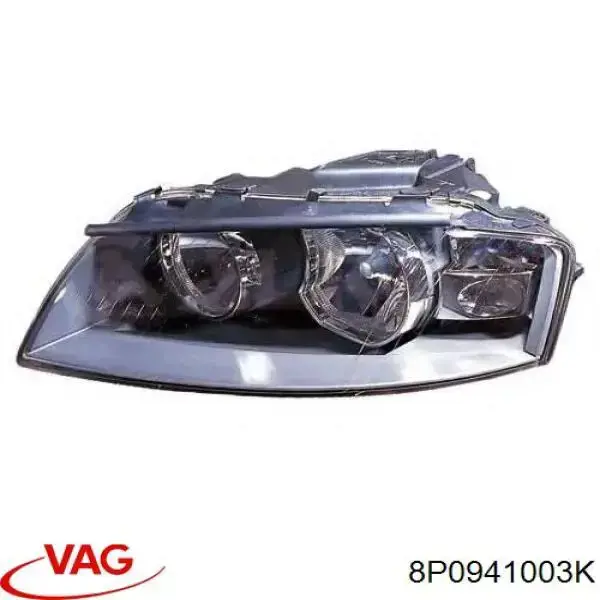 8P0941003K VAG Luz esquerda